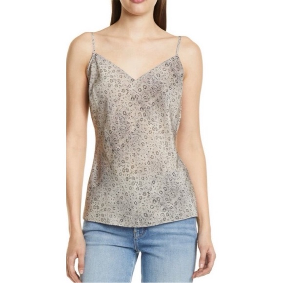 Frame Denim Tops - Frame Silk Snake Print Tank Top